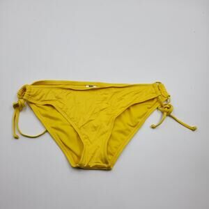 Mossimo Yellow Side Tie Bikini Bottom Size XL